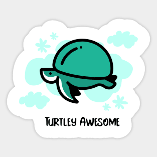 Turtley Awesome Sticker